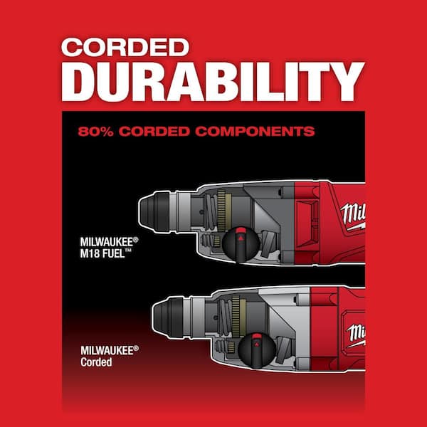 M18 FUEL 18V Lithium-Ion Brushless Cordless 1 in. SDS-Plus D-Handle Rotary Hammer (Tool-Only)