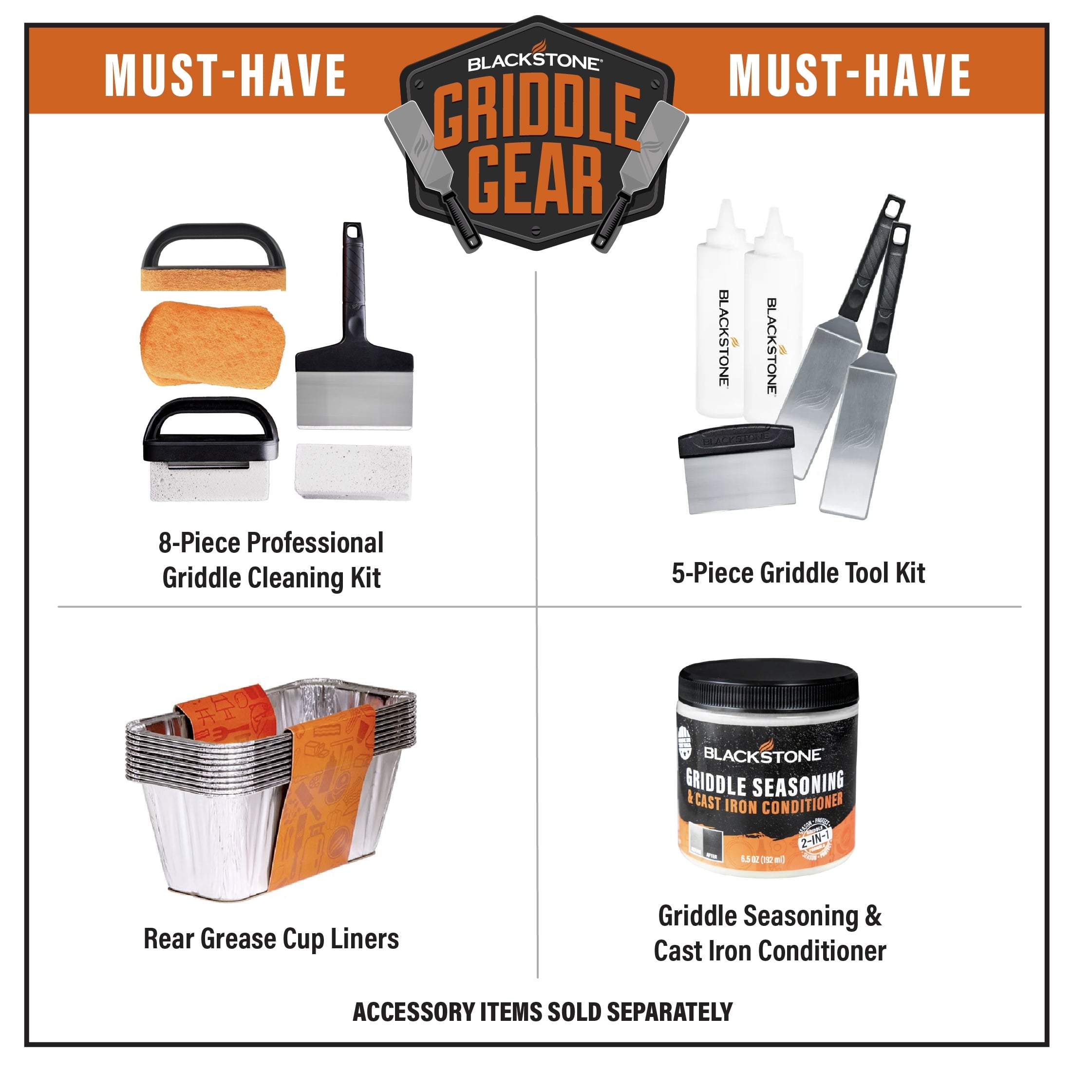 4-Burner 36 Griddle with Air Fryer and Hood