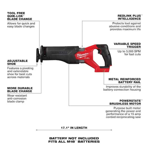 M18 FUEL 18-Volt Lithium Ion Brushless Cordless Combo Kit 6-Tool with 1/2 in. High Torque Impact Wrench and Band Saw