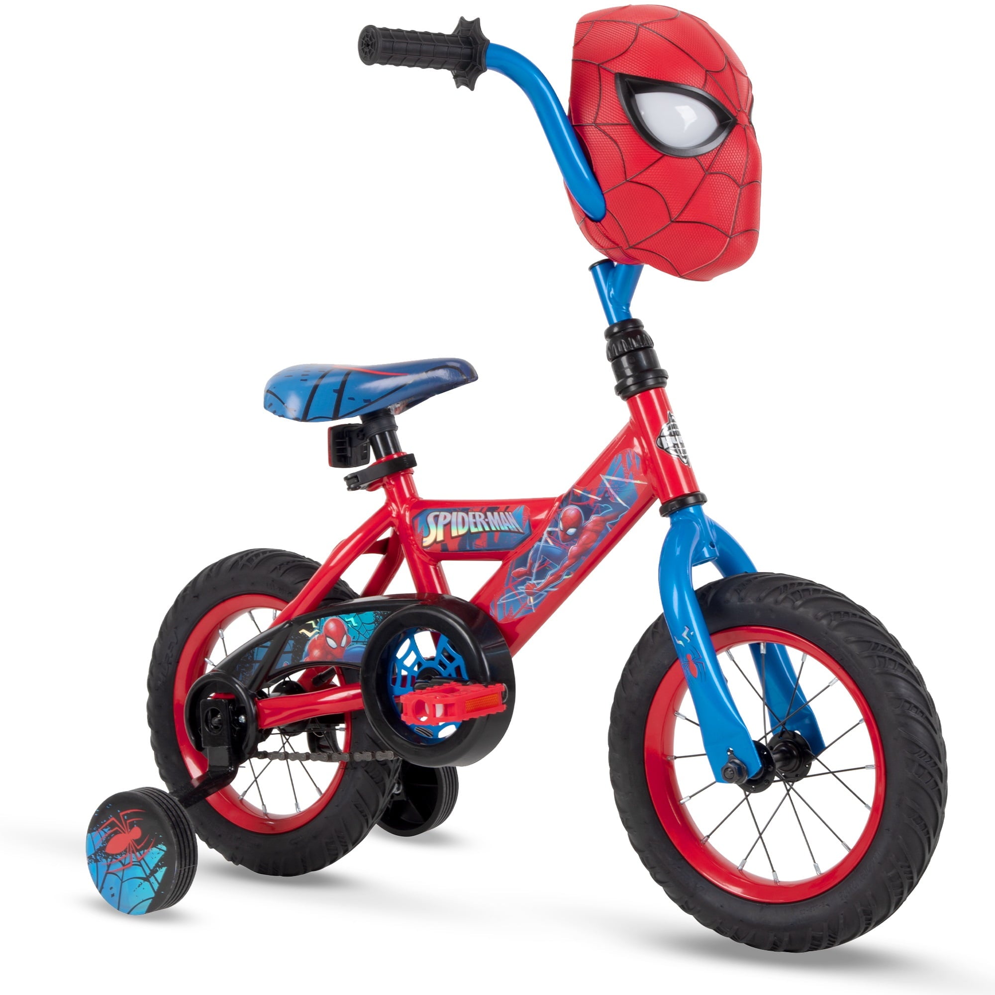 Marvel Spider-Man Bike with Training Wheels. for Boys'. Red by Huffy
