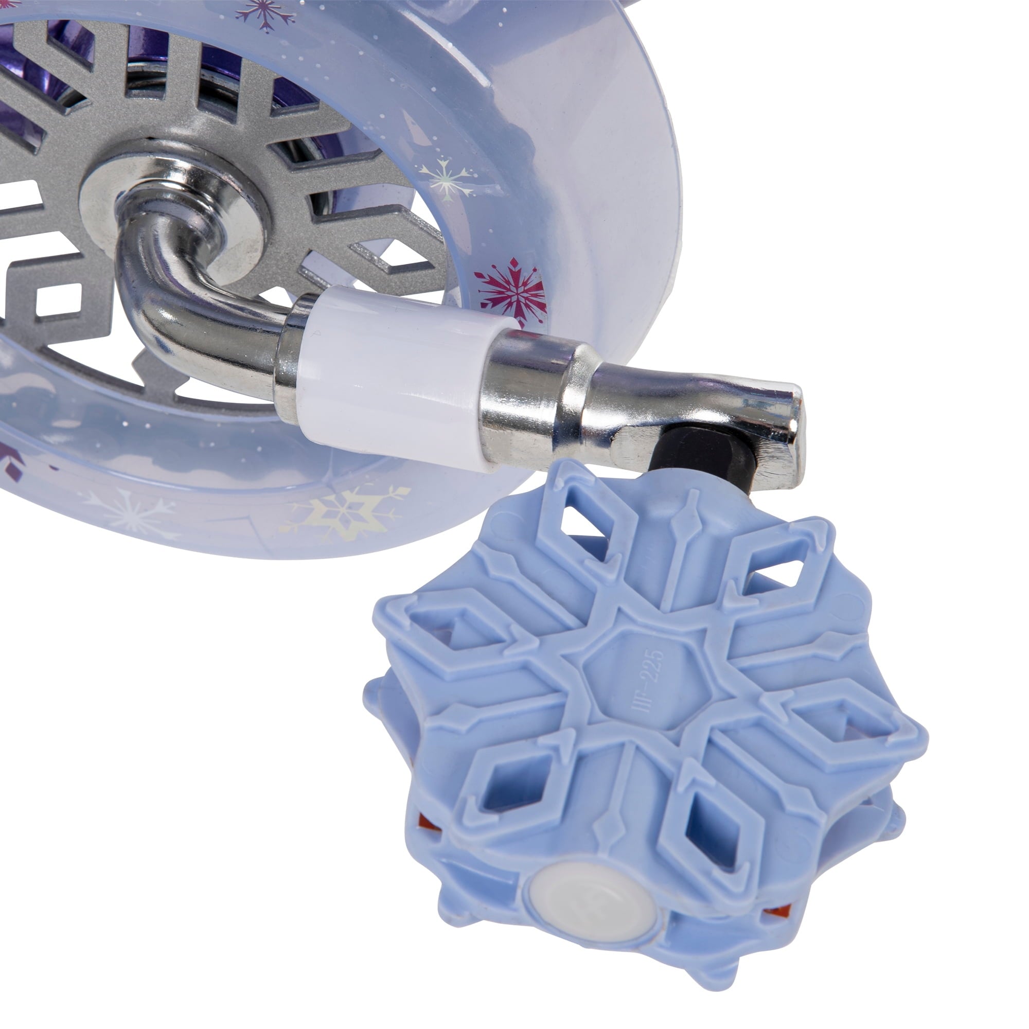 Frozen Bike with Doll Carrier Sleigh for Girl's. 12 In.. White and Purple by Huffy