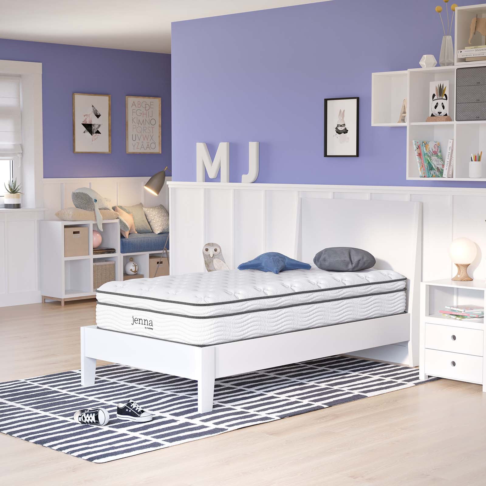 Jenna 10 Twin Innerspring Mattress. Multiple Colors