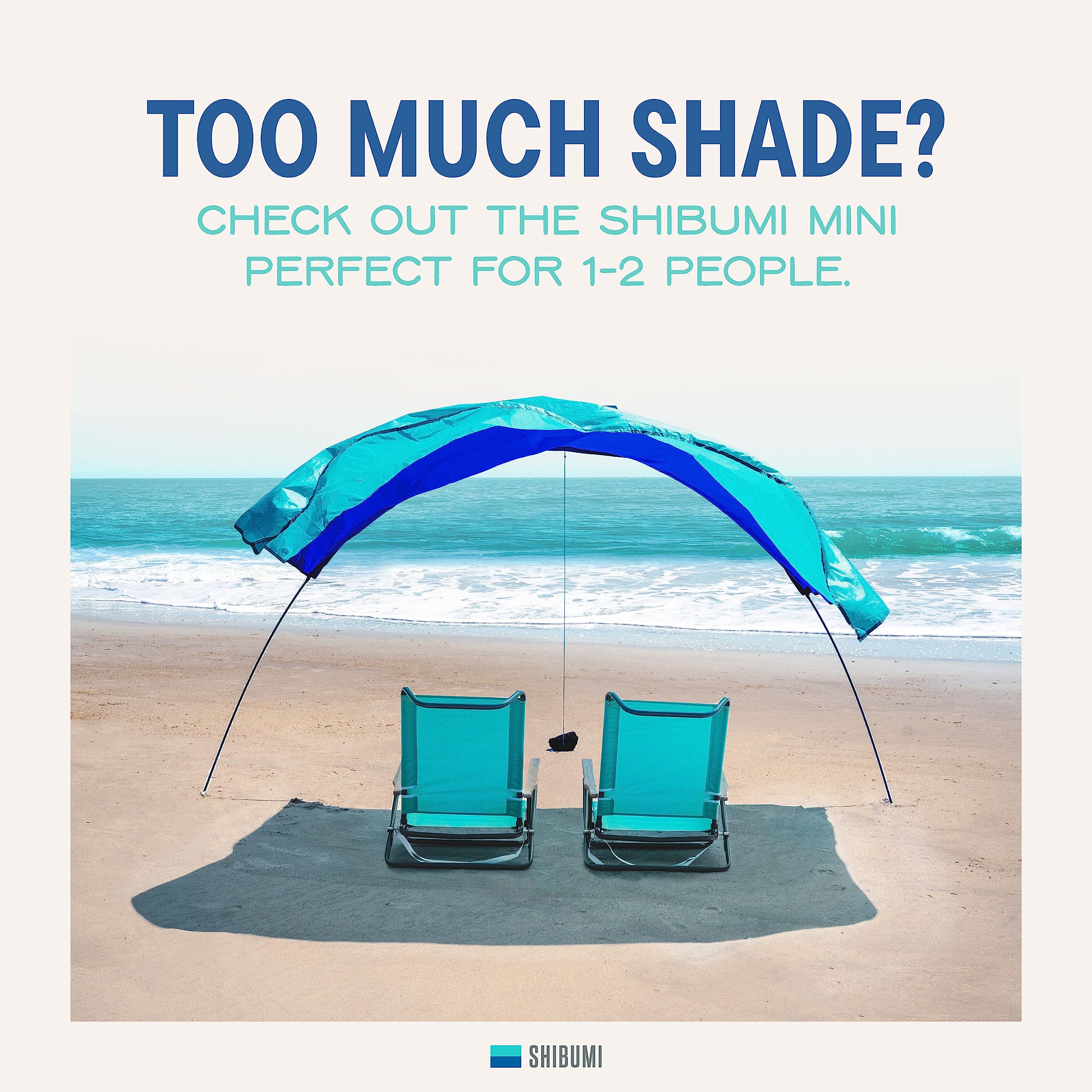 Shibumi Shade Beach Shade with 150 Sq. Ft. of Shade