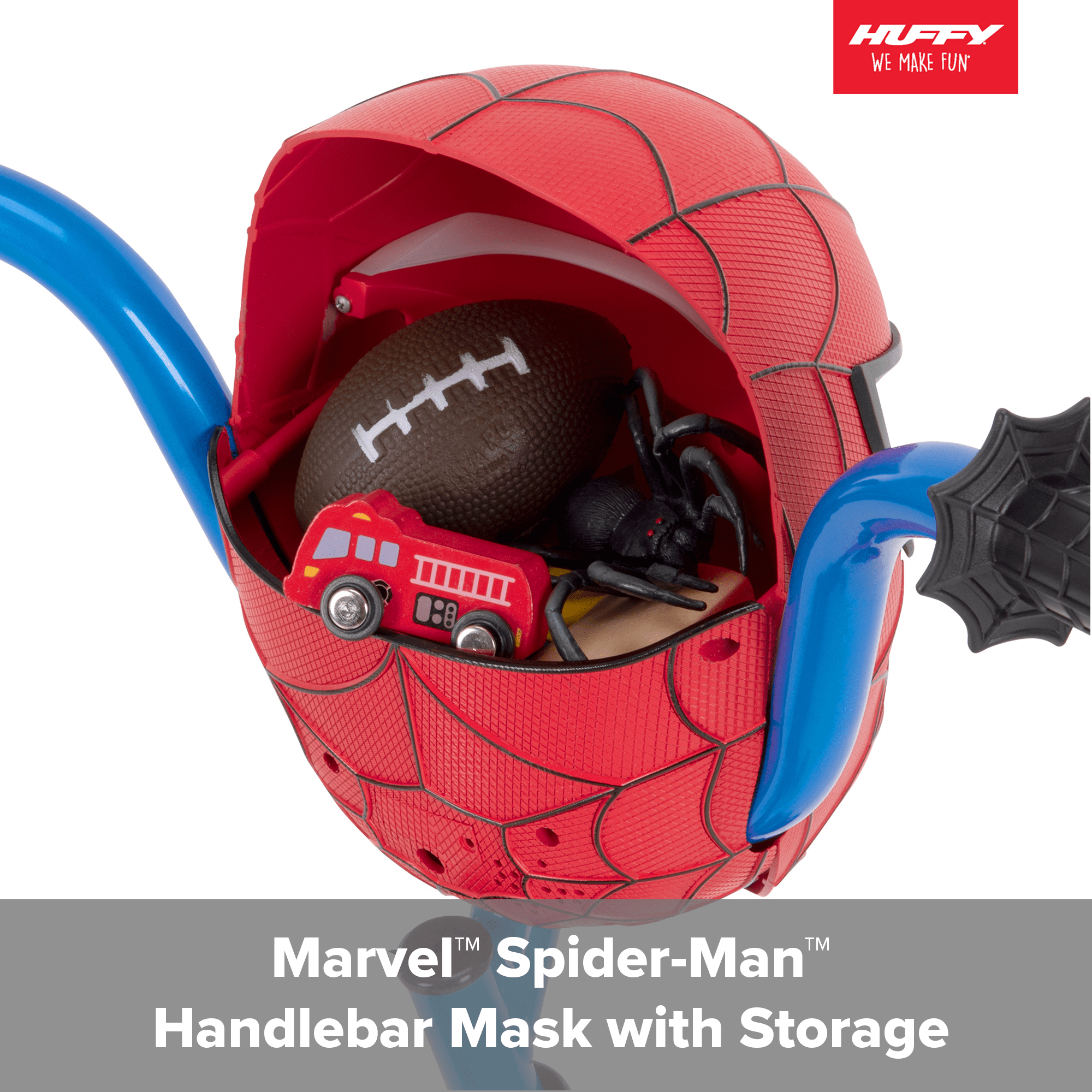 Marvel Spider-Man Bike with Training Wheels. for Boys'. Red by Huffy