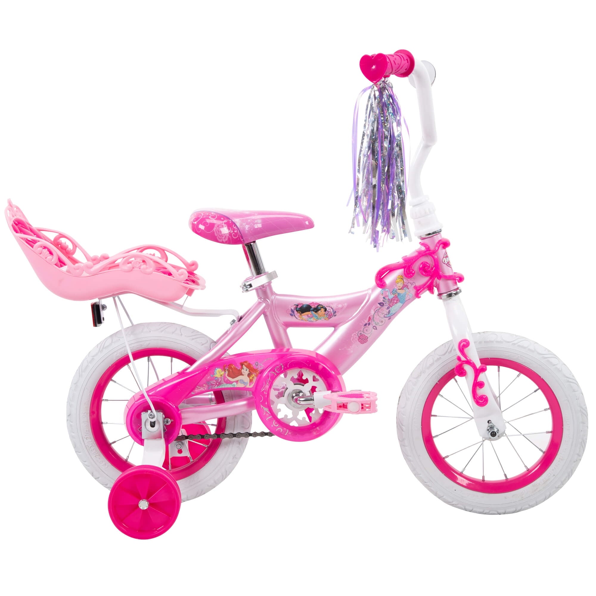 Princess Girls' 12 Bike with Doll Carrier by Huffy