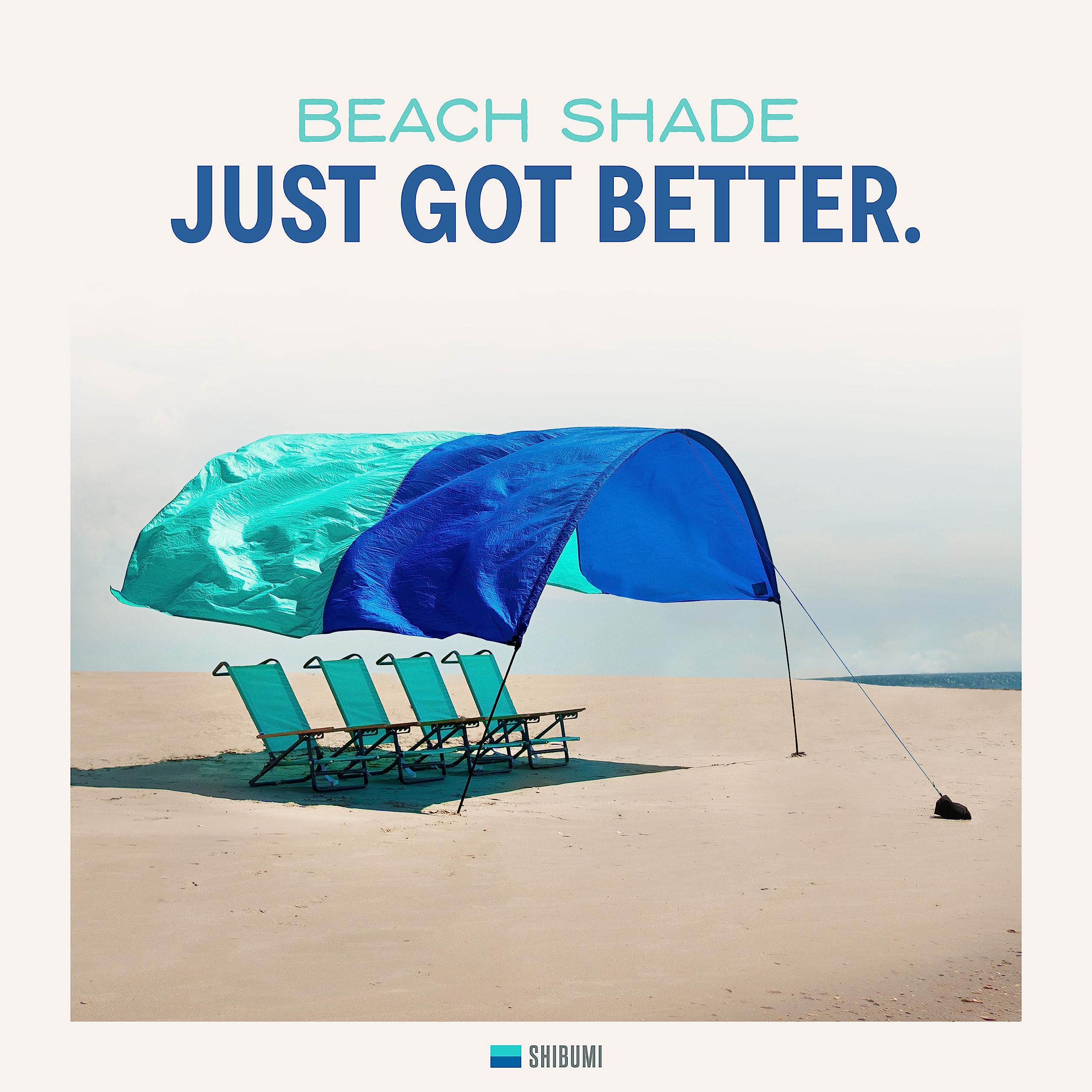 Shibumi Shade Beach Shade with 150 Sq. Ft. of Shade