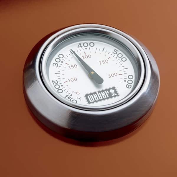 22 in. Performer Deluxe Charcoal Grill in Copper with Built-In Thermometer and Digital Timer