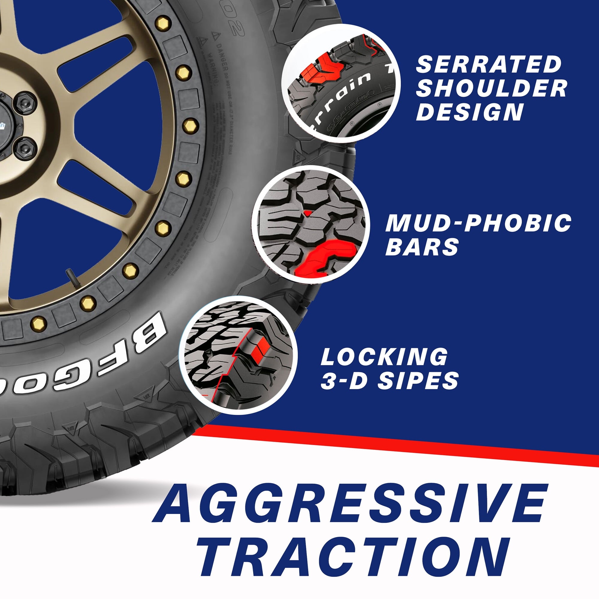 All-Terrain T/A KO2 All-Season LT275/70R18/E 125/122R Tire