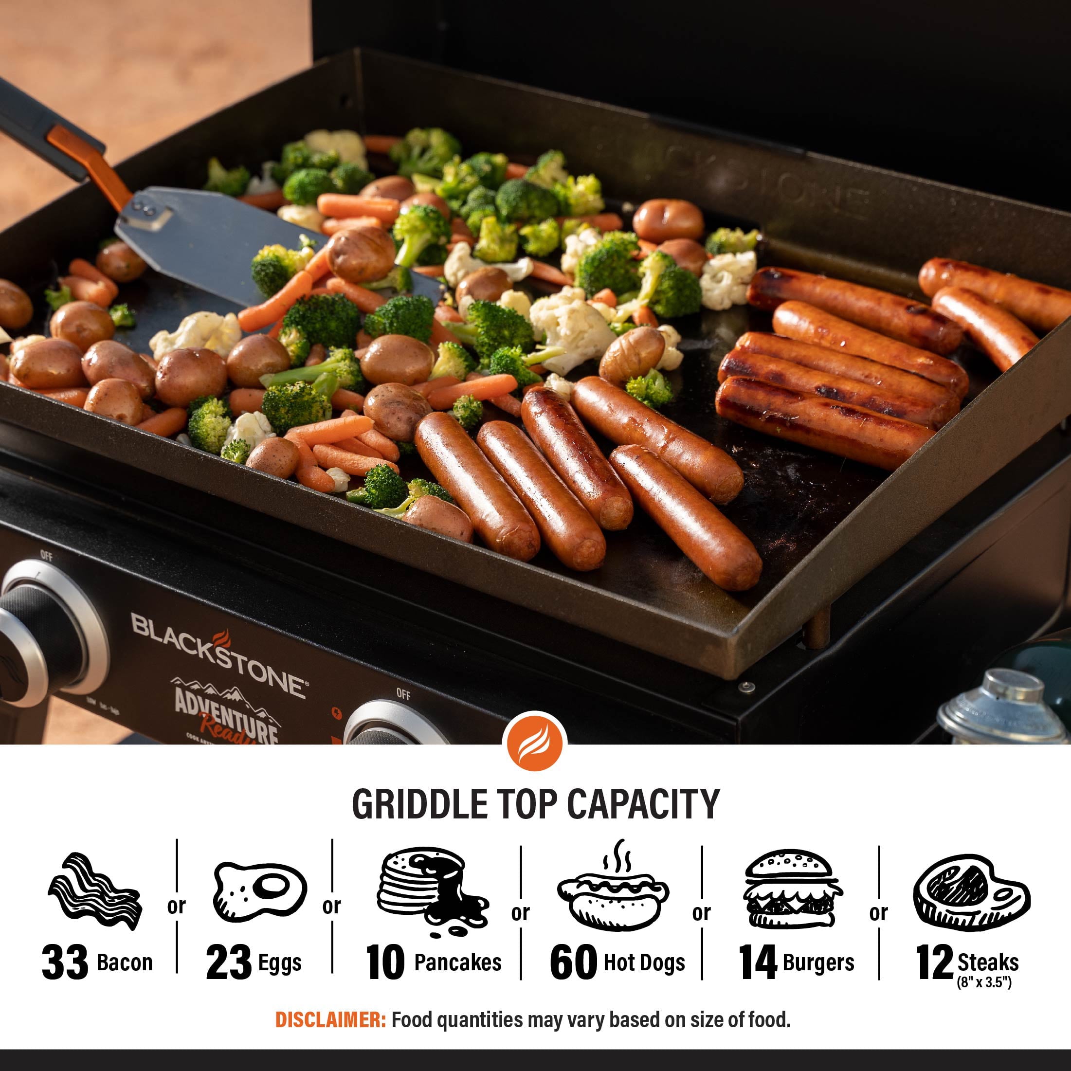 Blackstone Adventure Ready 22 Griddle with Stand and Adapter Hose