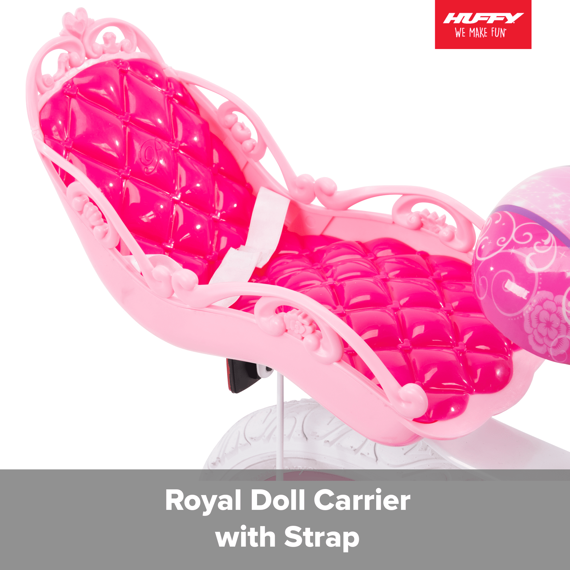 Princess Girls' 12 Bike with Doll Carrier by Huffy