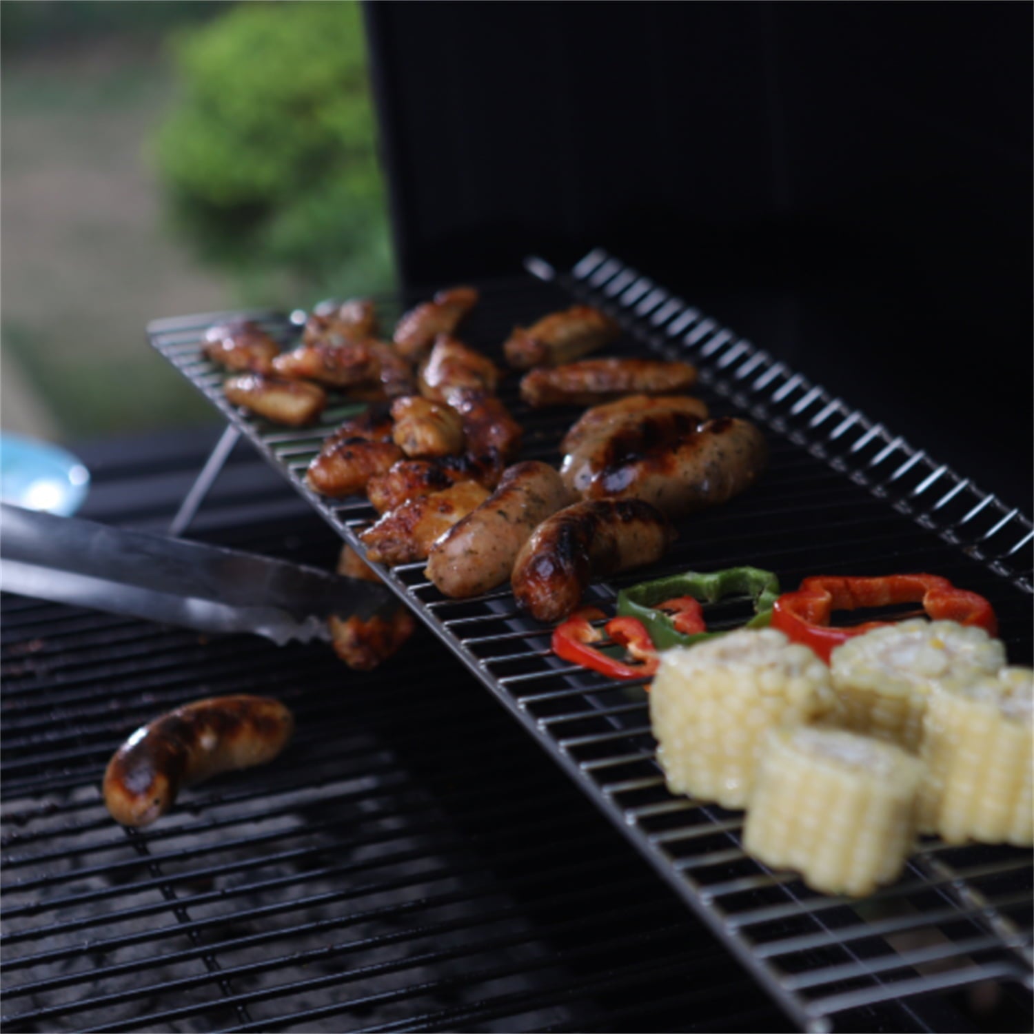 34'' Charcoal Grill Extra Large Portable BBQ Grill. Black