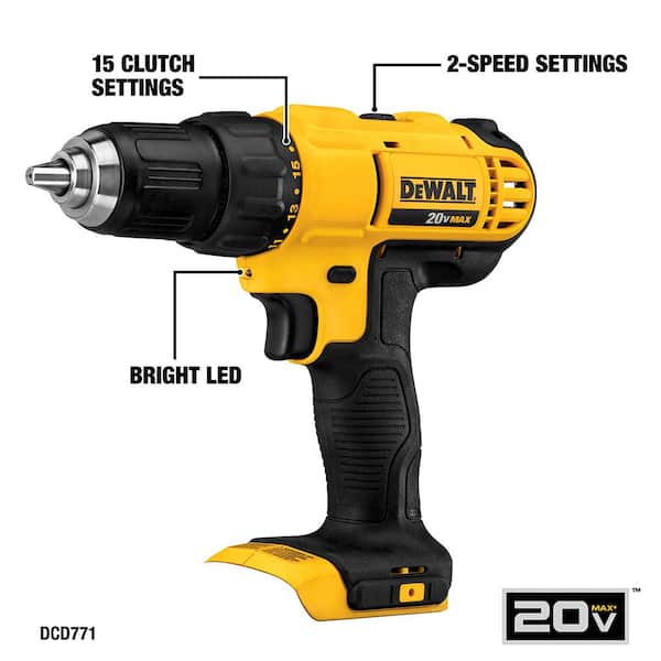 20V MAX Cordless 10 Tool Combo Kit. (2) 20V 2.0Ah and (1) 20V 5.0Ah Batteries. and Charger