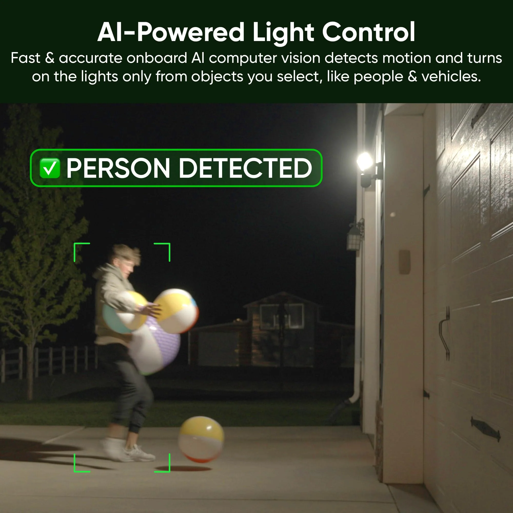 WYZE Wired Floodlight Camera Pro. 180�� Wide View for Home