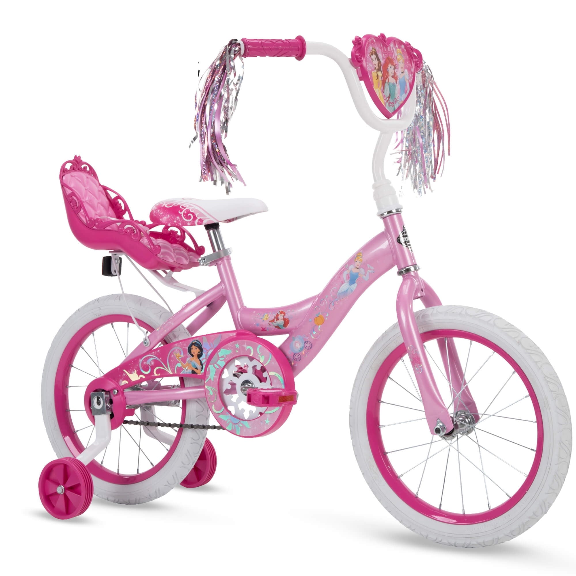 Princess Girls' 16 Sidewalk Bike with Training-Wheels by Huffy . Pink