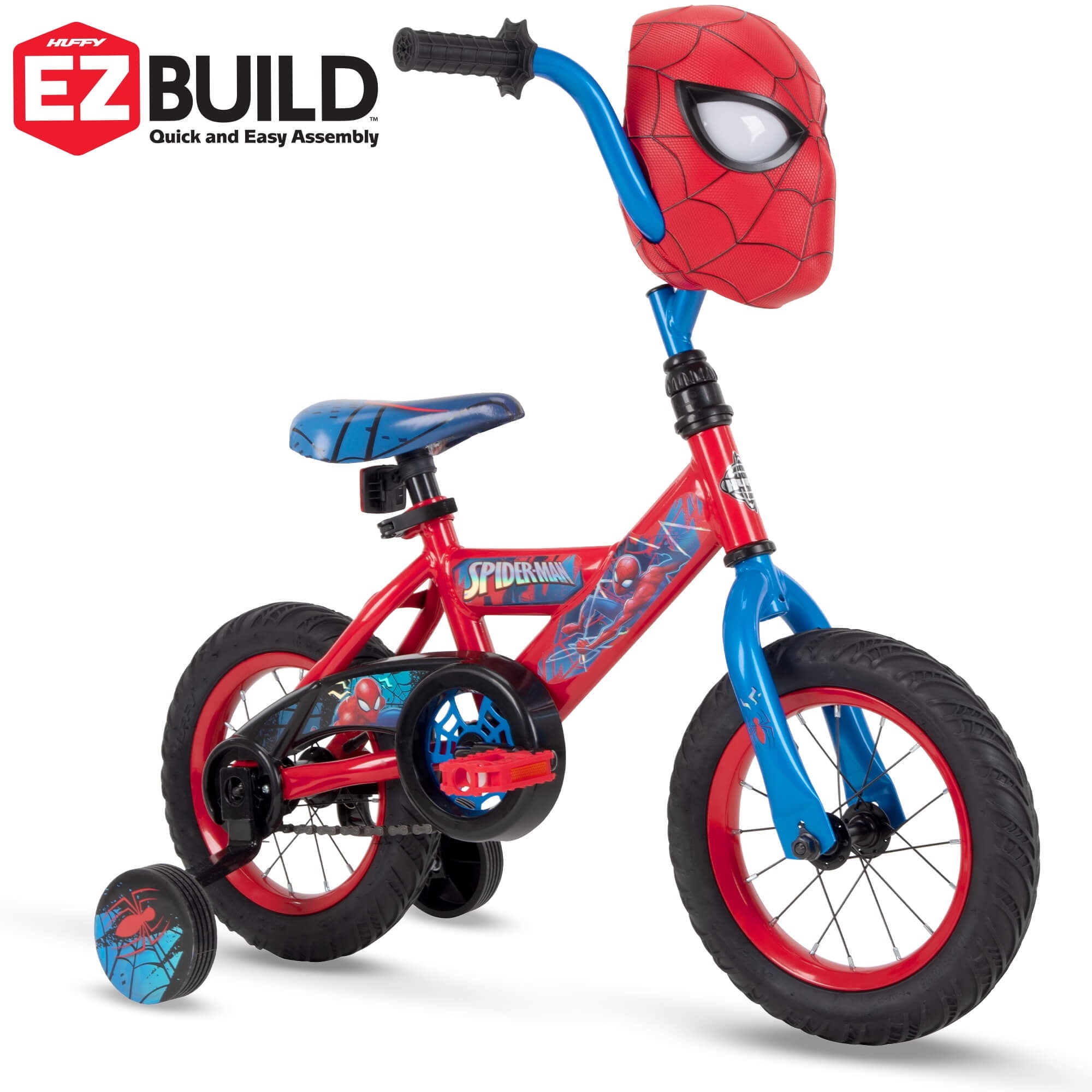 Marvel Spider-Man Bike with Training Wheels. for Boys'. Red by Huffy