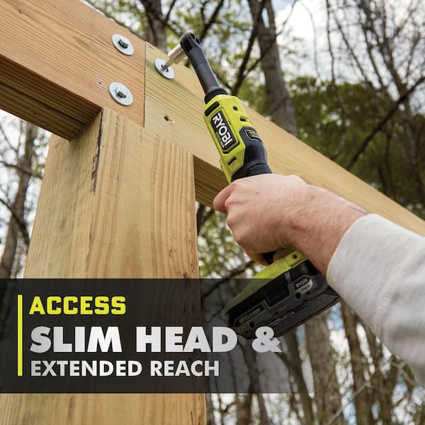 ONE+ 18V Brushless Cordless 2-Tool Combo Kit w/1/4 in Extended Reach Ratchet & 3/8 in Extended Reach Ratchet (ToolsOnly)