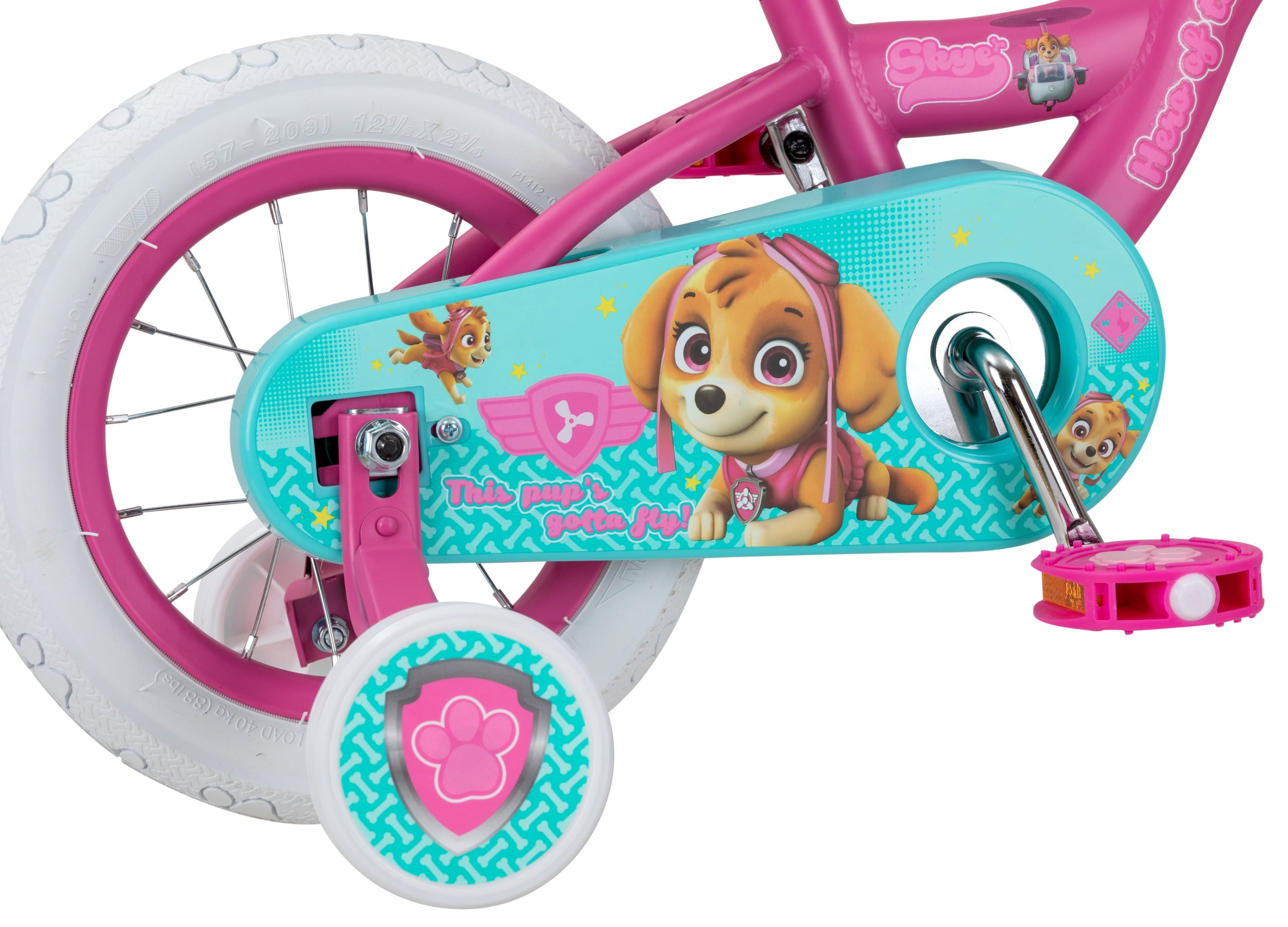 12in. Paw Patrol Skye Girls Kids Bike. Ages 2 to 4. Pink