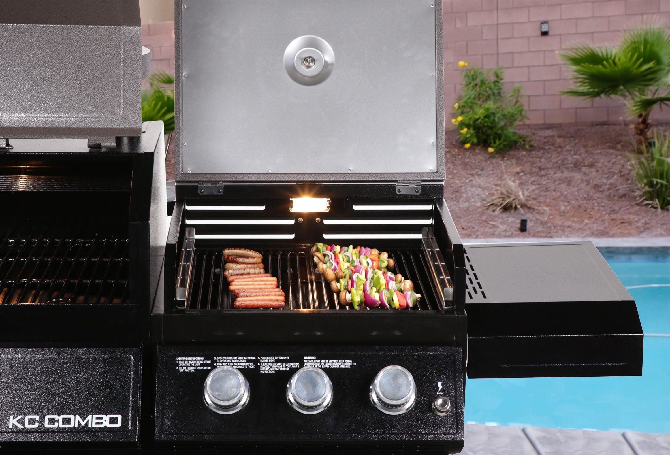 Boss Platinum KC Combo. Wi-Fi? and Bluetooth? Wood Pellet and Gas Grill