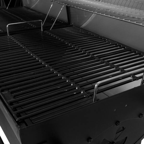 Double Play 1.260 sq.. in. 3-Burner Gas and Charcoal Grill in Black