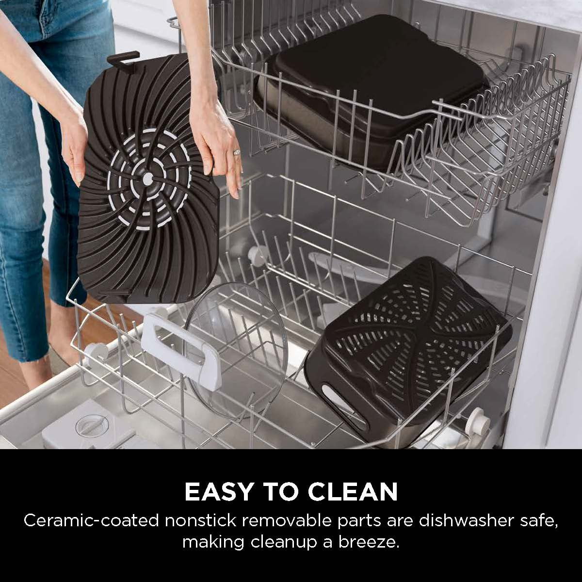 Foodi Smart XL 4-in-1 Indoor Grill with 4-Quart Air Fryer. Roast. Bake. and Smart Cook System. FG550