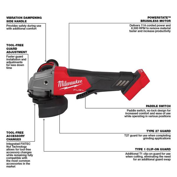 M18 FUEL 18-Volt Lithium Ion Brushless Cordless Combo Kit 6-Tool with 1/2 in. High Torque Impact Wrench and Band Saw